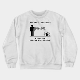 Social Distance Thing - blk Crewneck Sweatshirt